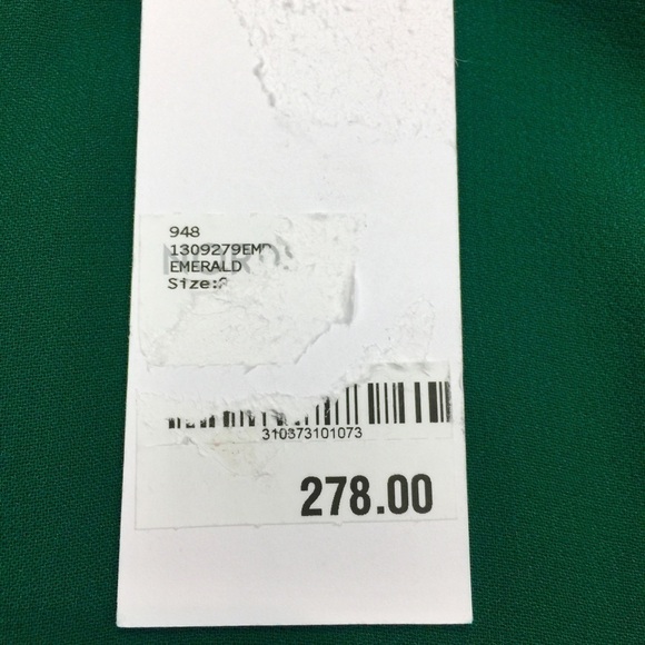 Reformation Archie Mini Dress Emerald Green Size 2 - Picture 10 of 16